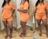 Orange Button Down Set SMALL  Image 2