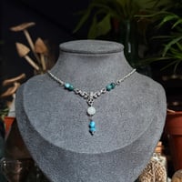 Image 2 of Crystal Bead Drop Necklaces