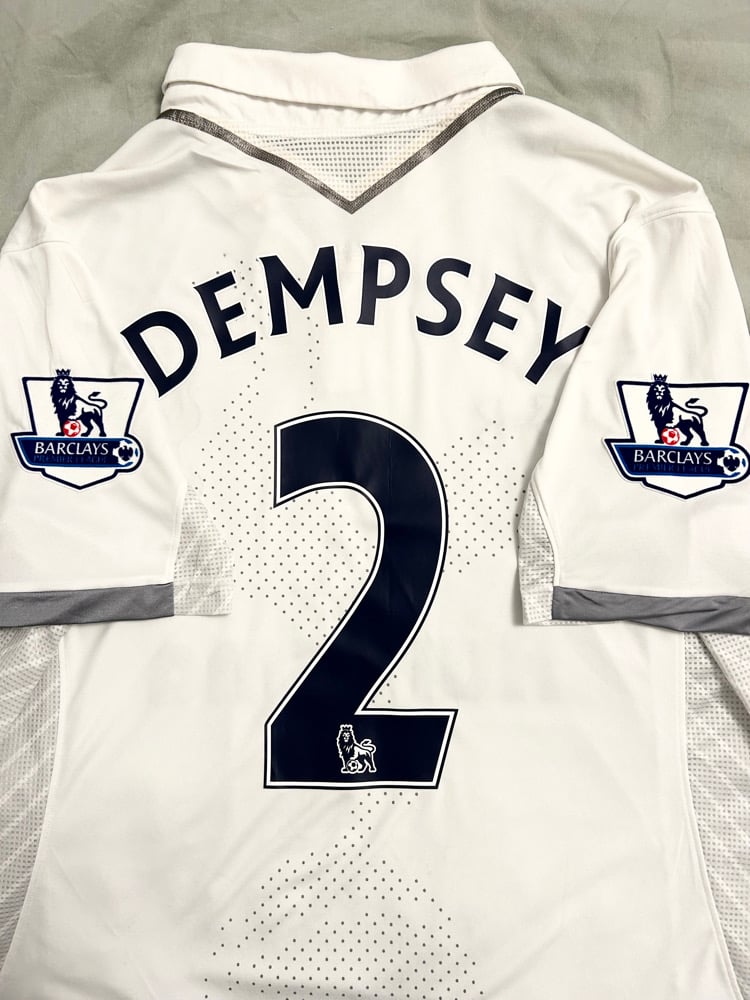 Image of Tottenham Hotspur “DEMPSEY 2” 2012/13 Home Shirt + PL patches (XL)