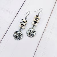 Image 2 of Man in the Moon Earrings