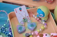 Image 1 of ‘happy frogs’ drop earrings