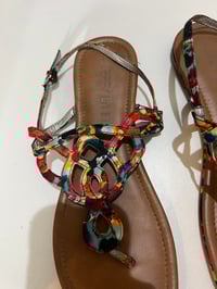 Image 2 of printed flat sandals 