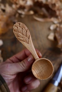 Image 3 of Falling Leaves- coffee Scoop 