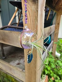 Image 3 of Electroformed Geode suncatcher airplant holder 02