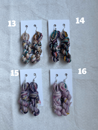 Image 5 of naima (yarn hank earrings)