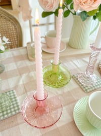 Image 1 of SALE! Fluted candlesticks ( Set or Singles )