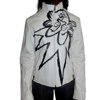 SAIbysai White Moto Jacket