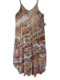 Image 8 of M Woven Wide-Leg Jumpsuit with Pockets in Earthy Geode Ice Dye