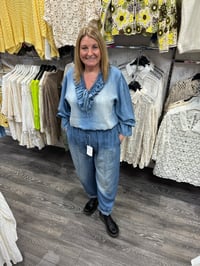 Image 2 of JJ - Washed Denim Set 