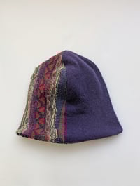 Image 4 of Upcycled Reversible Beanie Coogi x Dark Purple Cashmere copy