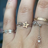 Image 2 of Star and word ring