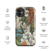 Image 2 of Colorful Botanical Plants Art Nouveau Tough Case for iPhone®