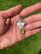 Image of Figbuttercup Leaf Large Peridot Pendant/Necklace (Chain Included)