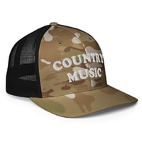 Image 5 of Country Music Closed-back trucker cap