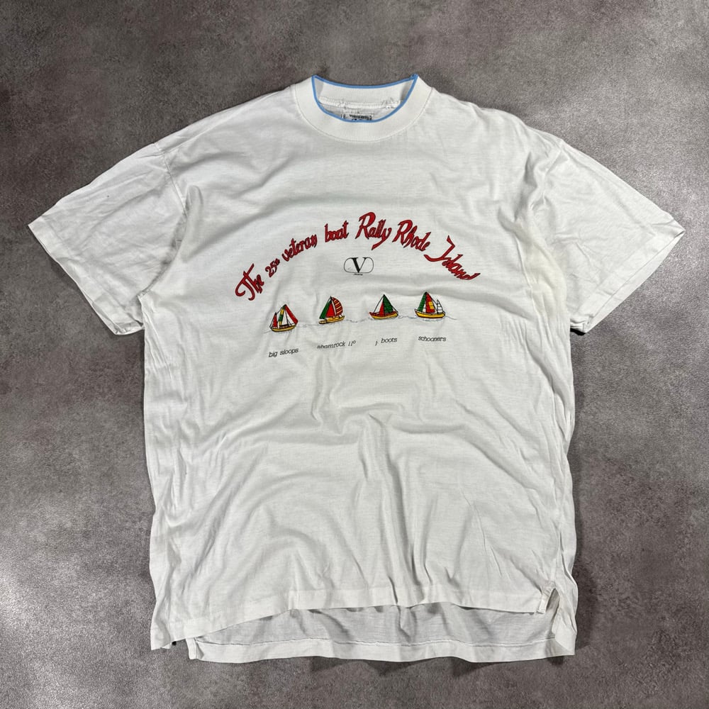 Image of 1980s Valentino Sailing T-shirt, Size Large