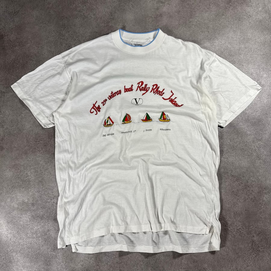 Image of 1980s Valentino Sailing T-shirt, Size Large
