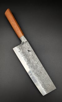 Image 1 of Thinned out Forged Integral Nakiri 180mm | 115CrV3 | Micarta