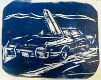 Image 4 of surf t shirt vwbug/bronco/chevy