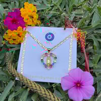 Virgin Mary Necklace - Multicolor (Heart)