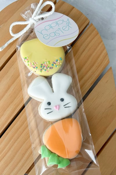 Image of Easter Bunny - Small Cookie 3 Pack