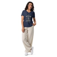 Image 4 of Palm Reader Women’s relaxed V-neck t-shirt