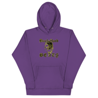 Image 1 of Skull Logo Black and Gold Royalty Unisex Hoodie