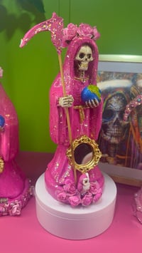 Image 5 of     Pretty in Pink: Santa Muerte