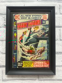 Image 1 of Teen Titans, framed complete vintage DC comic, No 40 August 1972