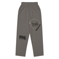 Image 2 of WOMENS MUZZLE WIDELEG JOGGERS ASPHALT