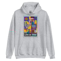 Image 4 of LOVEDCGOGO "ART DECO" Unisex Hoodie (see color options)
