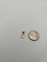 Image 1 of 14k Letter Pendant