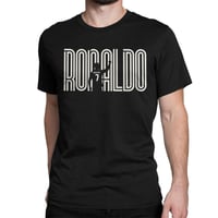 Image 2 of Cristiano Ronaldo CR7 Men Women's T Shirt Creative Tees Short Sleeve Crew Neck T-Shirt 100% Cotton G