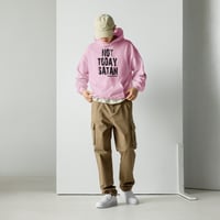 Image 4 of Not Today Satan Unisex Hoodie - Black
