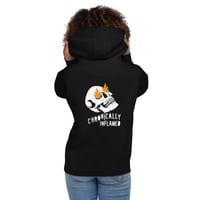 Image 1 of Chronically Inflamed CIC Logo with Skull Unisex Hoodie