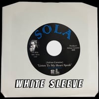 Adrian Carmine Debut 7” 45 White Sleeve 