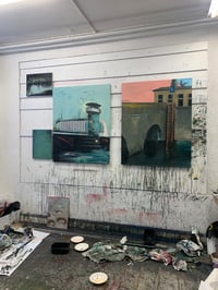 Image 5 of Painting / maleri / "København – Malerdrømme og tankestreger – Stige til Thorvaldsen"