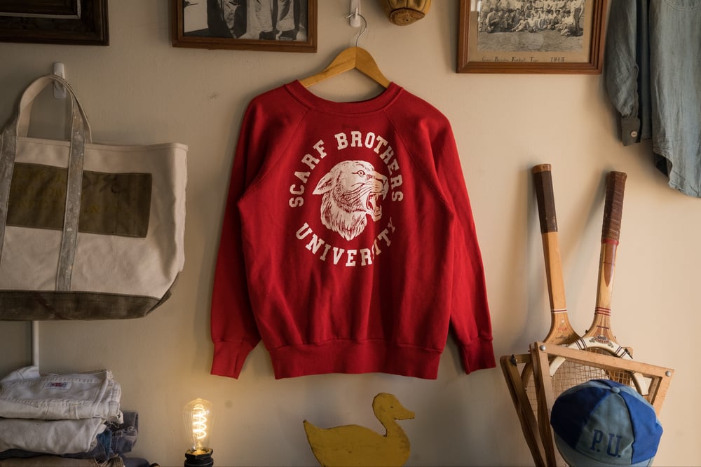 Image of University Raglan (Large)- Red