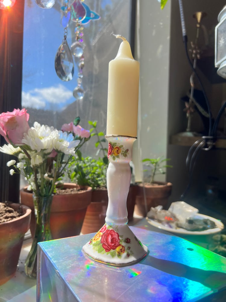 Image of Floral Candle Holder 🌷🕯️