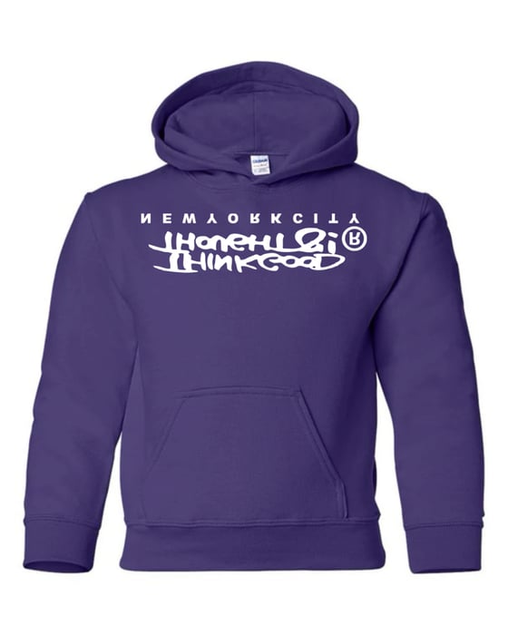 Image of Upside Down Original Logo Hoodie - Purple