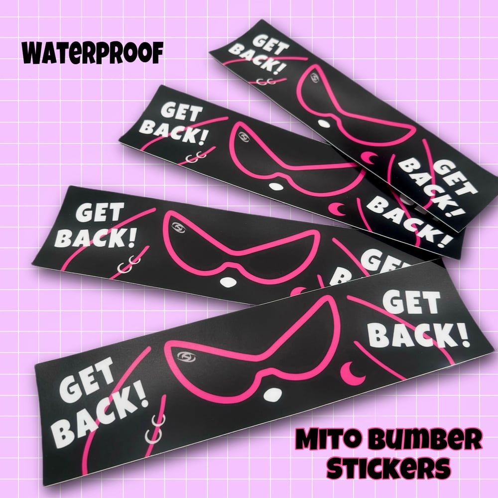 Image of Mito Bunny Puny Bumper Sticker 