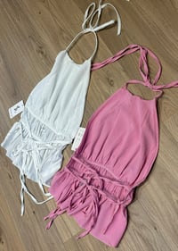 Image 2 of Halterneck backless tops - 2 colours 