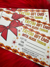 Tattoo Gift Certificate with Alicia Thomas 