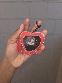 Image 4 of I LOVE MY BF LEON KENNEDY KEYCHAINS