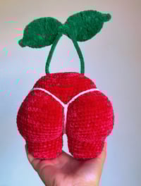 Image 2 of Tiny  cherry booty pillow 