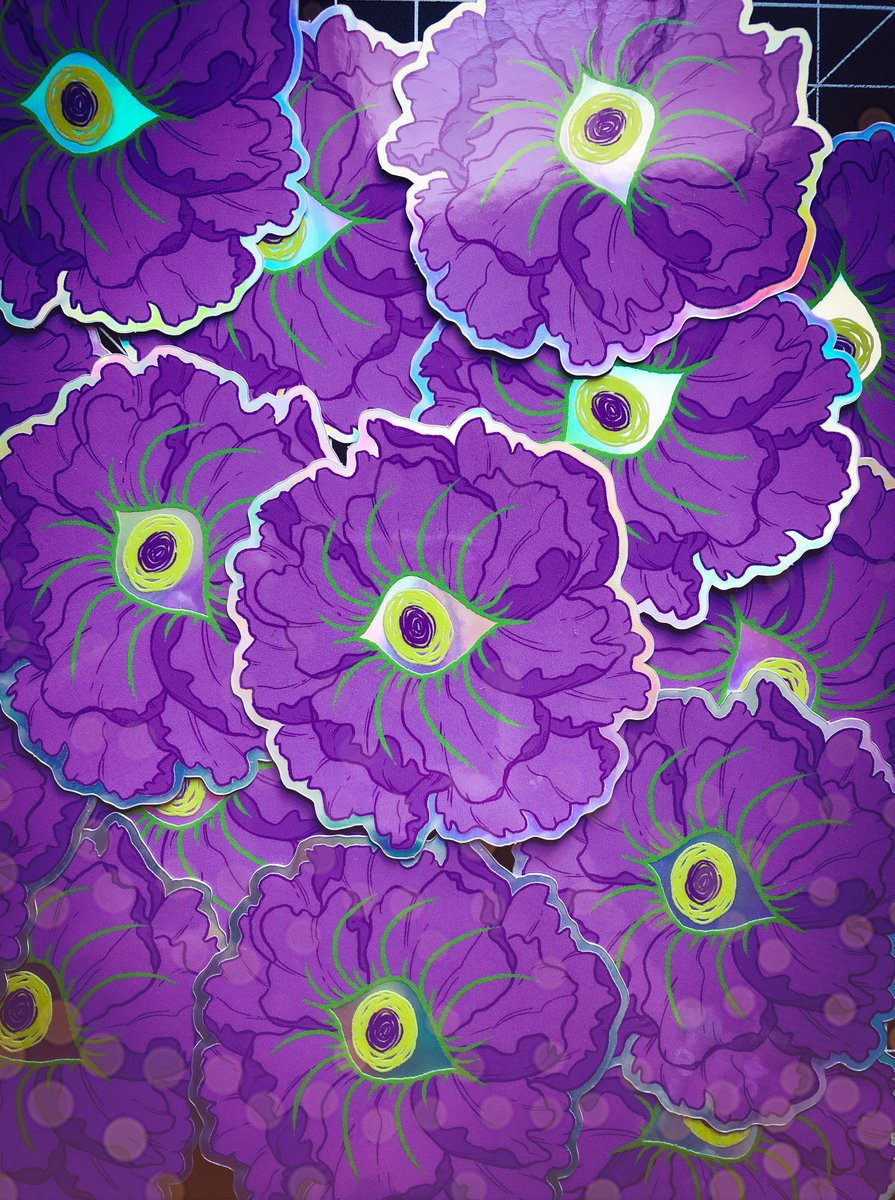 Floral Beholder Sticker