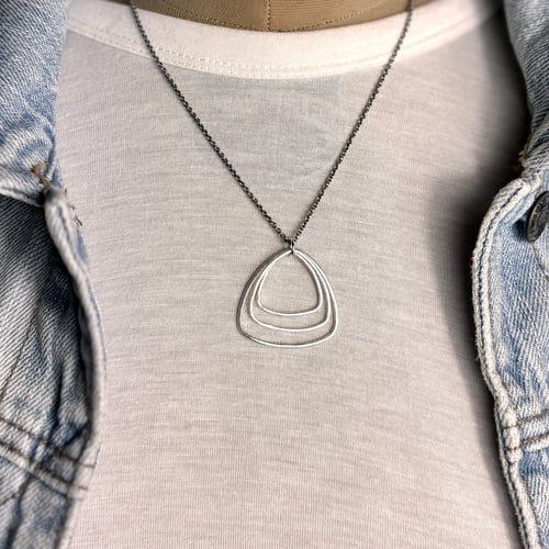 Image of Tri Hoop Necklace