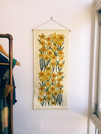 Image 1 of 'Daffodil' Linen Wall Hanging