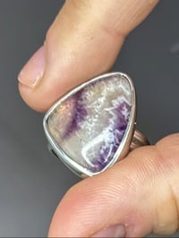 Image 3 of Trapiche Amyethyst voop ring | size 7 + MTO