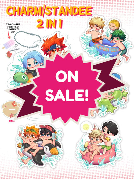 Image of Summer Float collection - Charm/Standee 2 in 1