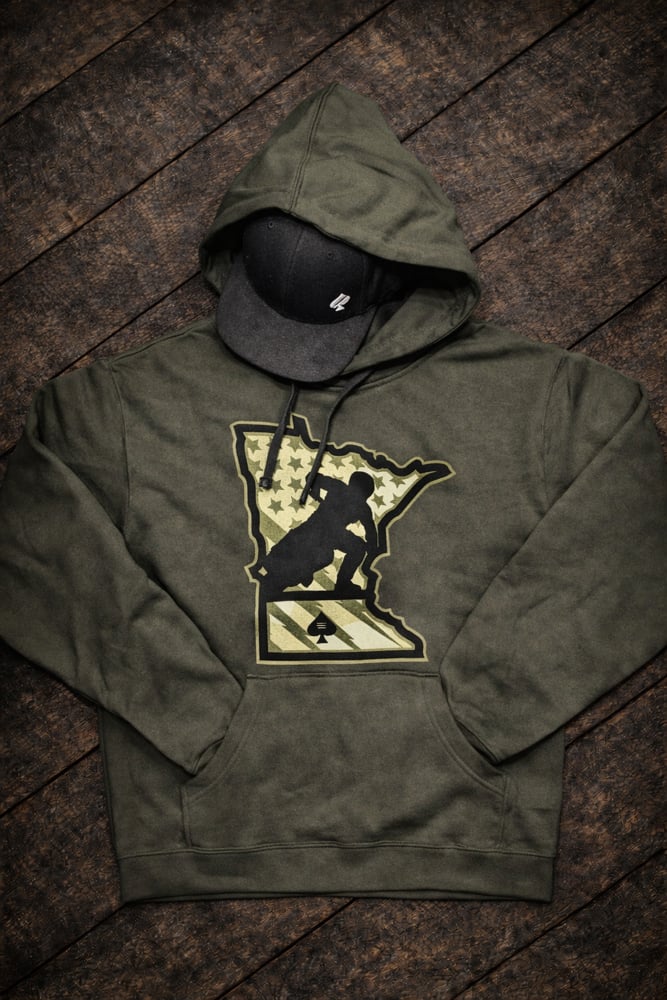 Image of 2026 Jacks MN Flattrack Hoody - OD Green